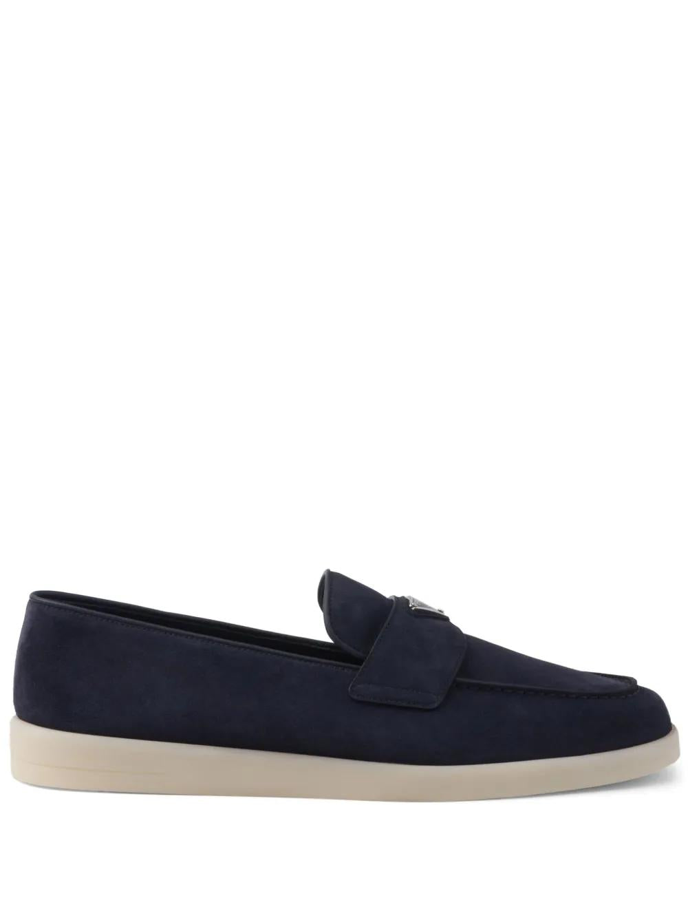 PRADA Men's Moccasin Shoes - Timeless Elegance