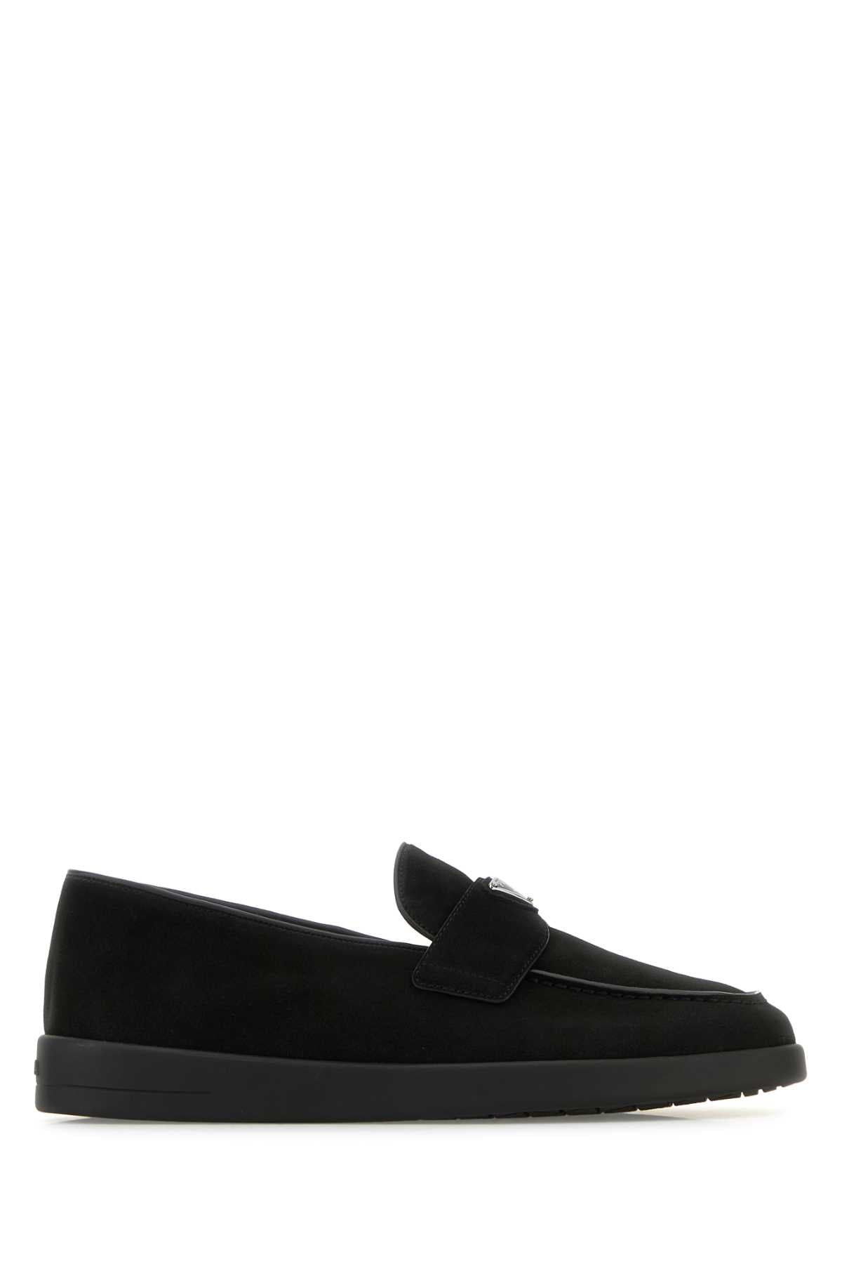 PRADA Classic Suede Loafers for Men