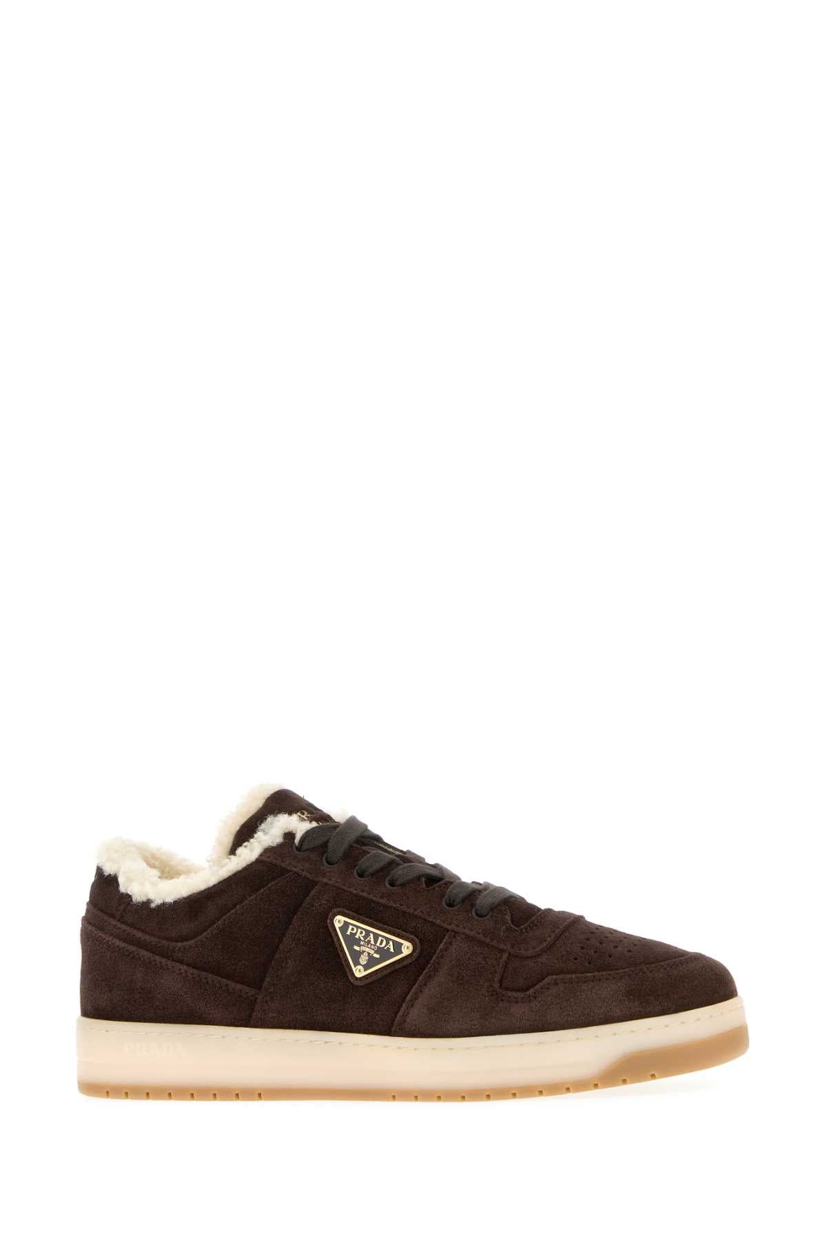 PRADA Suede Downtown Sneakers for Men