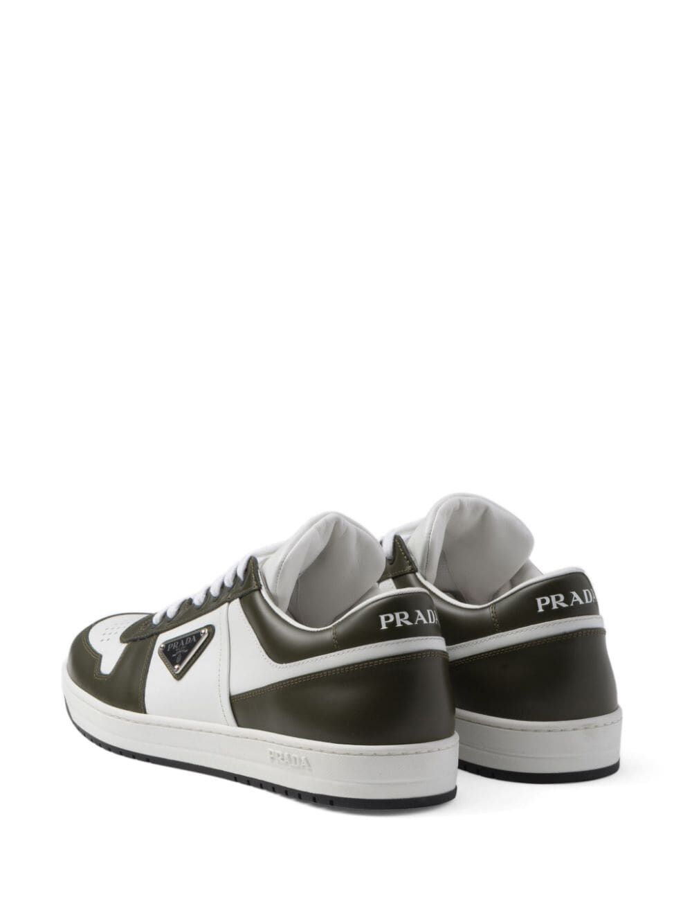 PRADA Two-Tone Downtown Sneakers 3.5 cm Sole