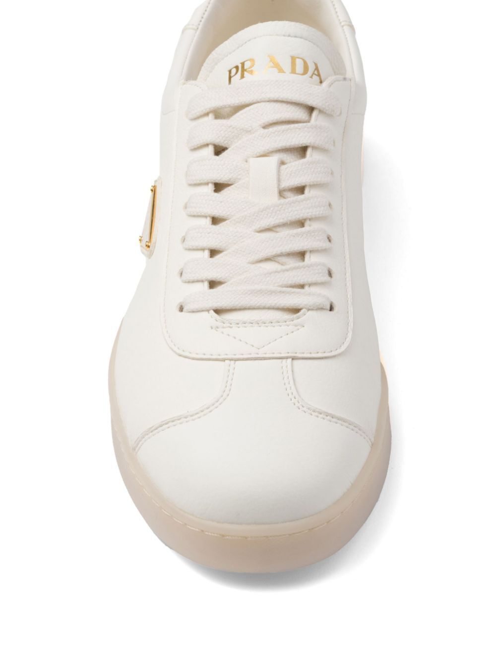 PRADA Grainy Leather Men's Sneakers with 2.5 CM Sole