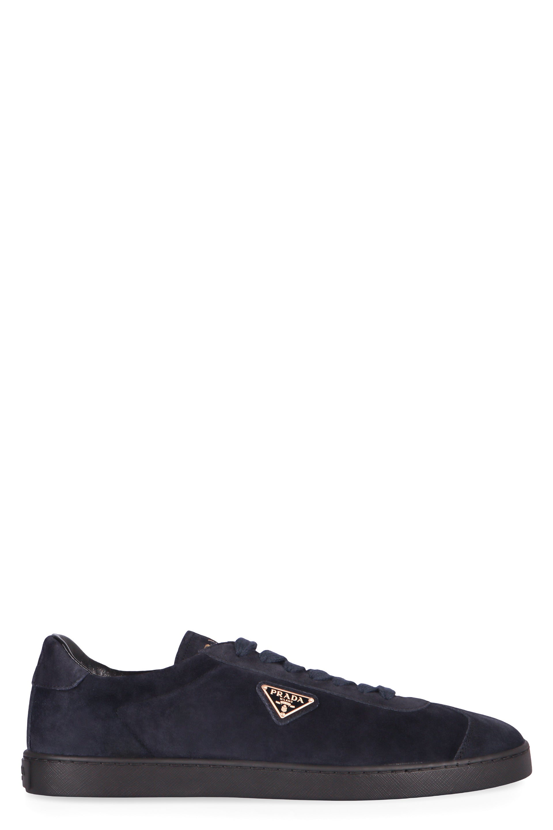 PRADA Suede Low-Top Sneaker for Men