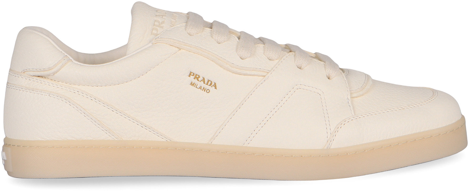 PRADA Men's Low-Top Leather Sneakers