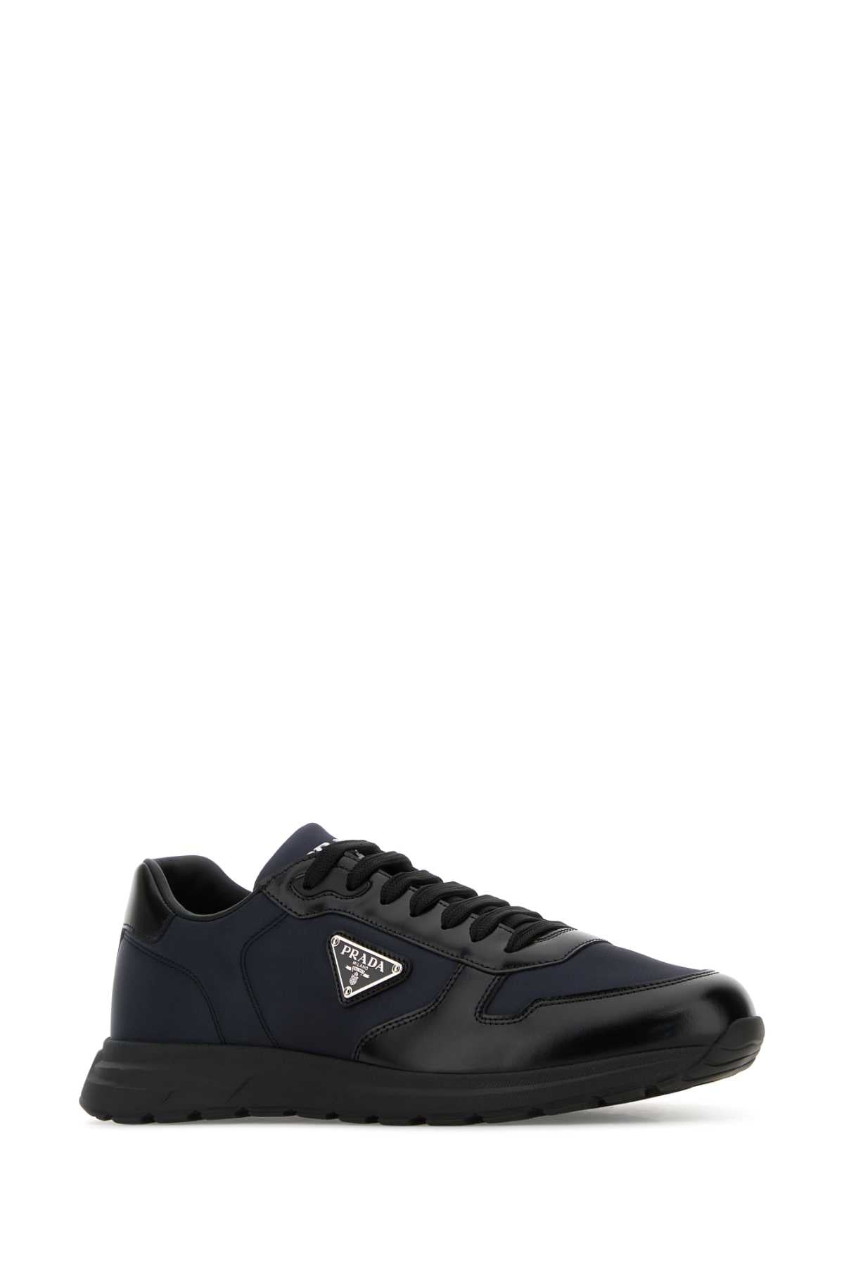 PRADA Two-Tone Nylon and Leather PRAX 2.0 Sneakers for Men