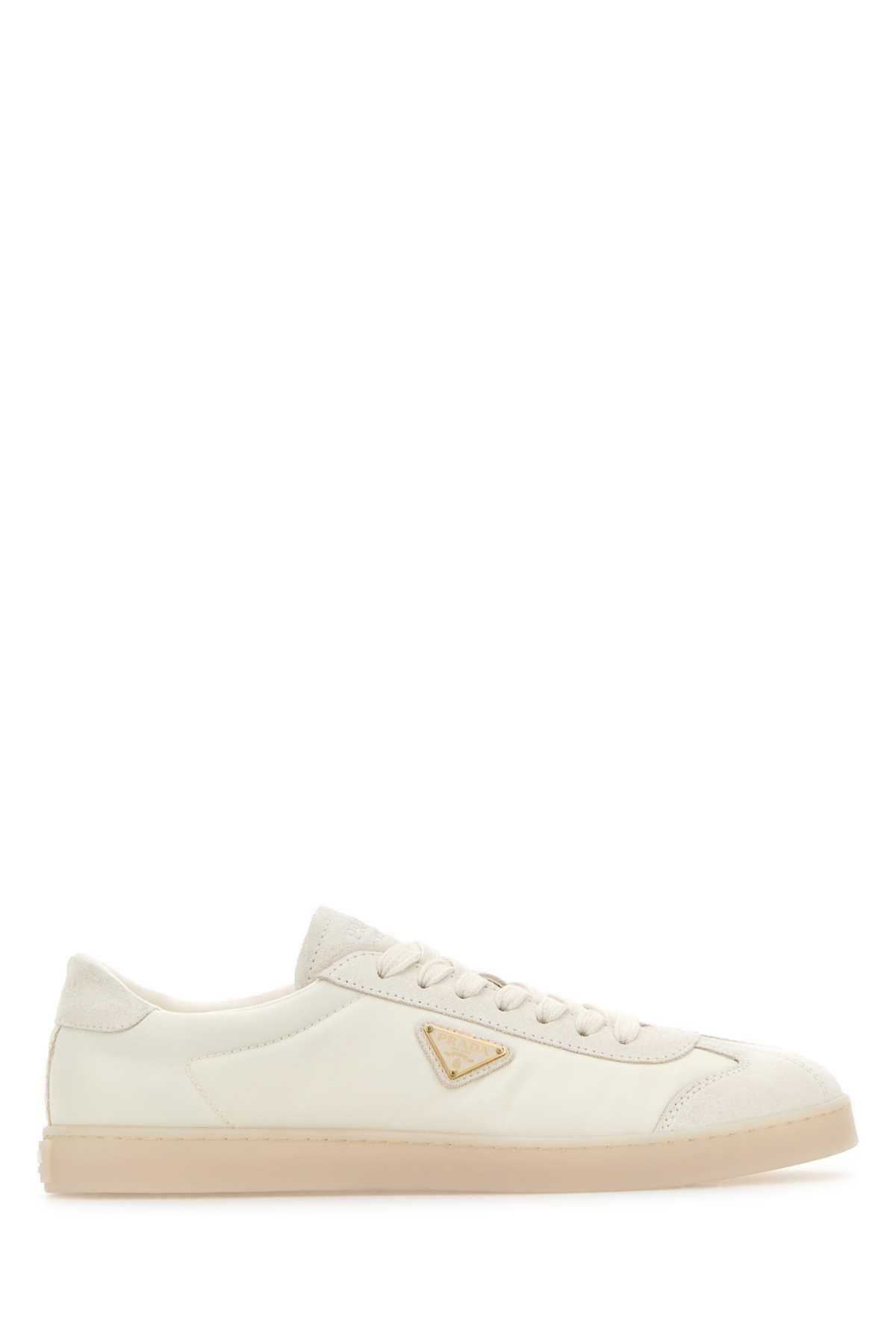 PRADA Re-Nylon and Suede Sneakers for Men