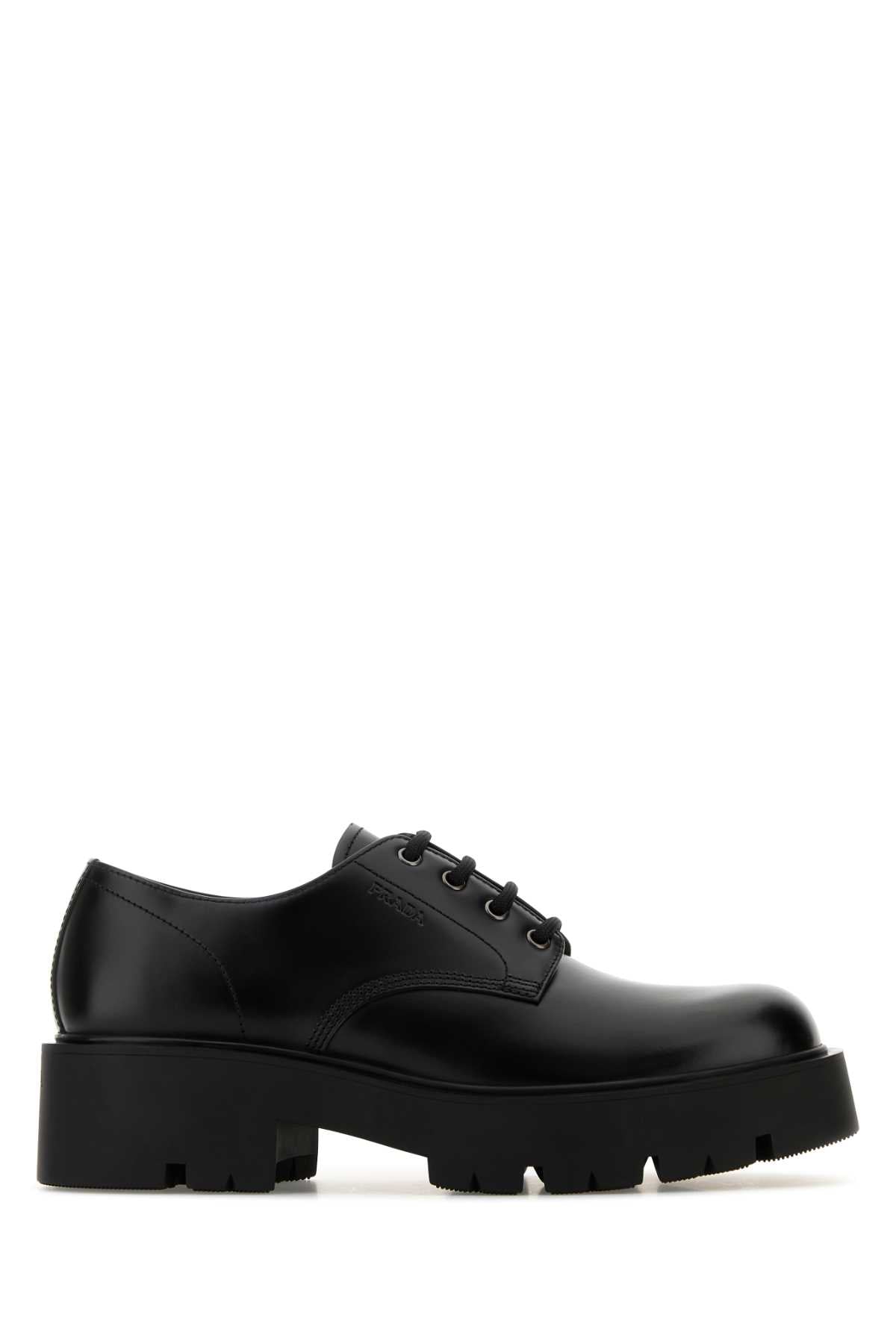 PRADA Men's Lace-Up Leather Shoes