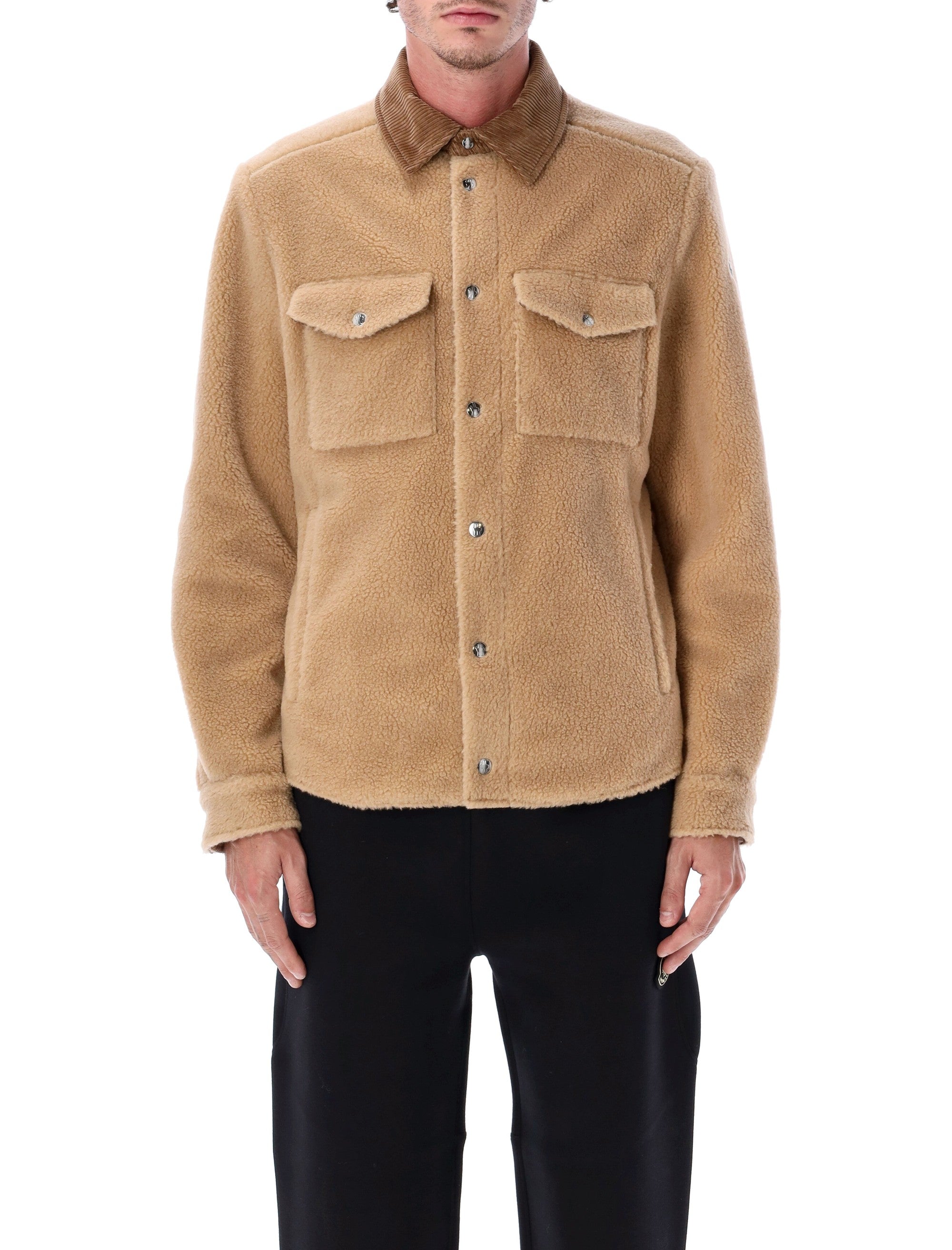 MONCLER Fleece Overshirt - Regular Fit