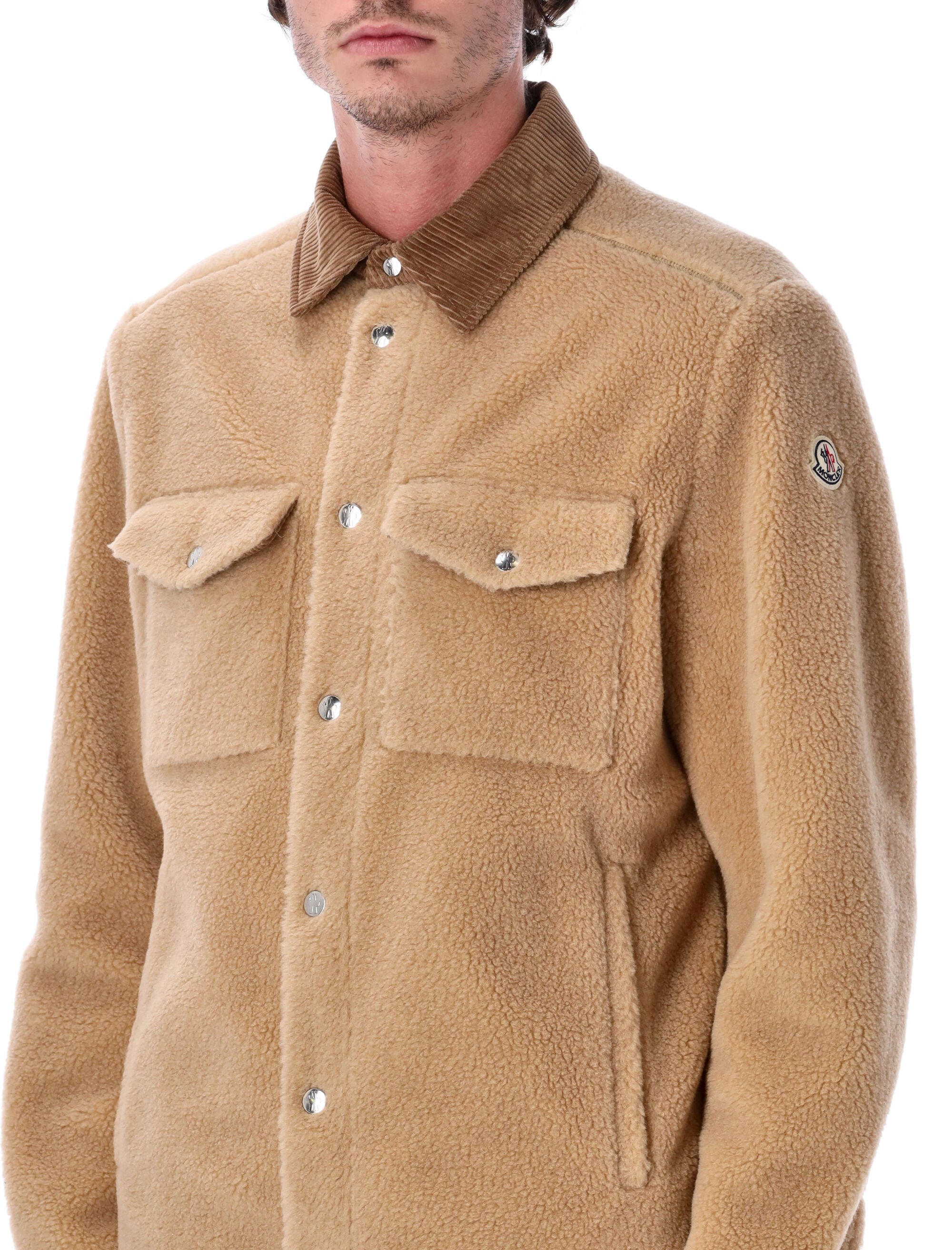 MONCLER Fleece Overshirt - Regular Fit