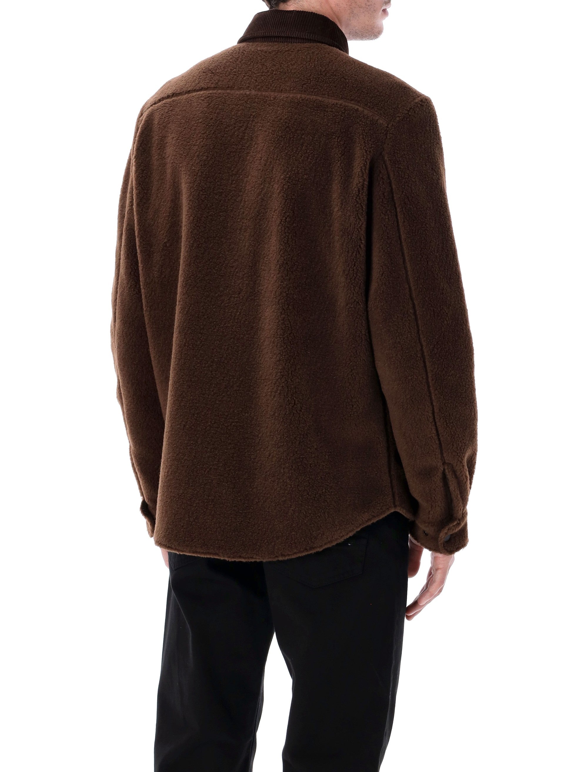 MONCLER Fleece Overshirt - Men's Regular Fit