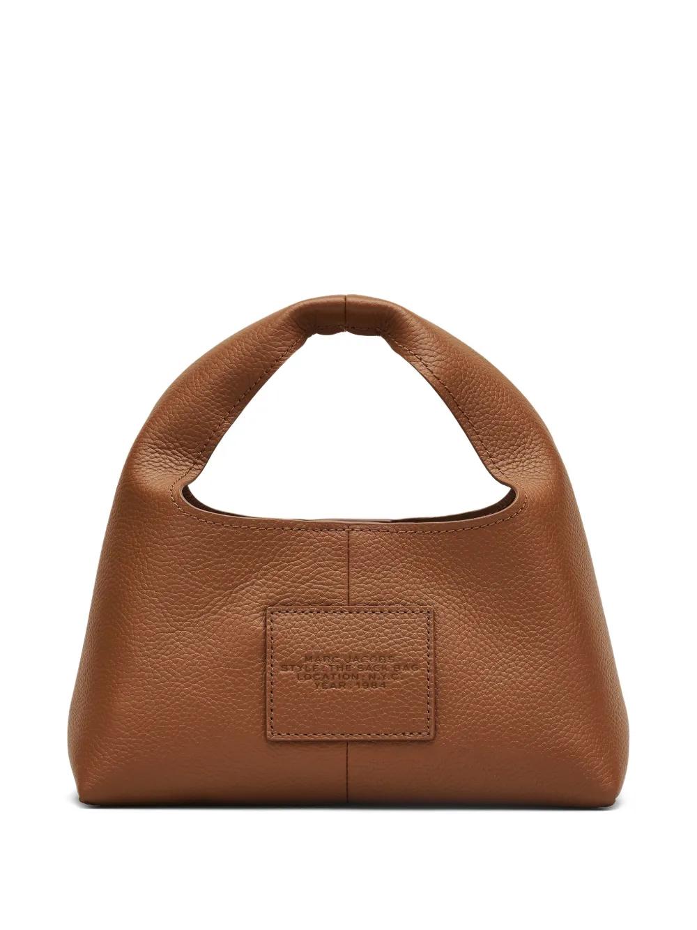 MARC JACOBS Mini Sack Structured Leather Handbag
