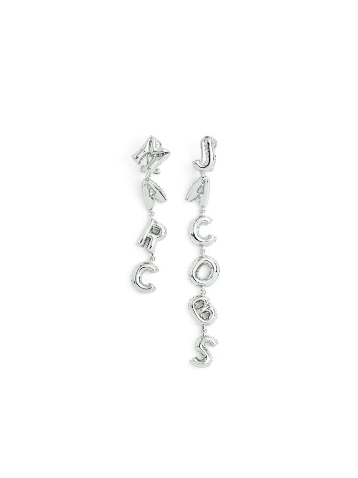 MARC JACOBS Logo Balloon Hoop Earrings