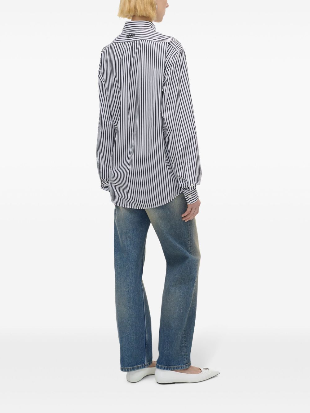 MARC JACOBS Vertical Stripe Cotton Shirt