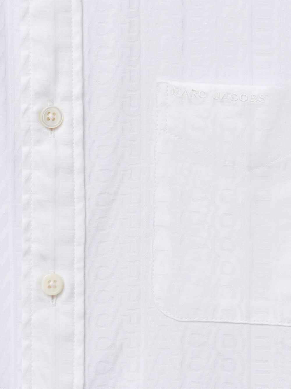 MARC JACOBS Classic Cropped Shirting with Monogram Detail