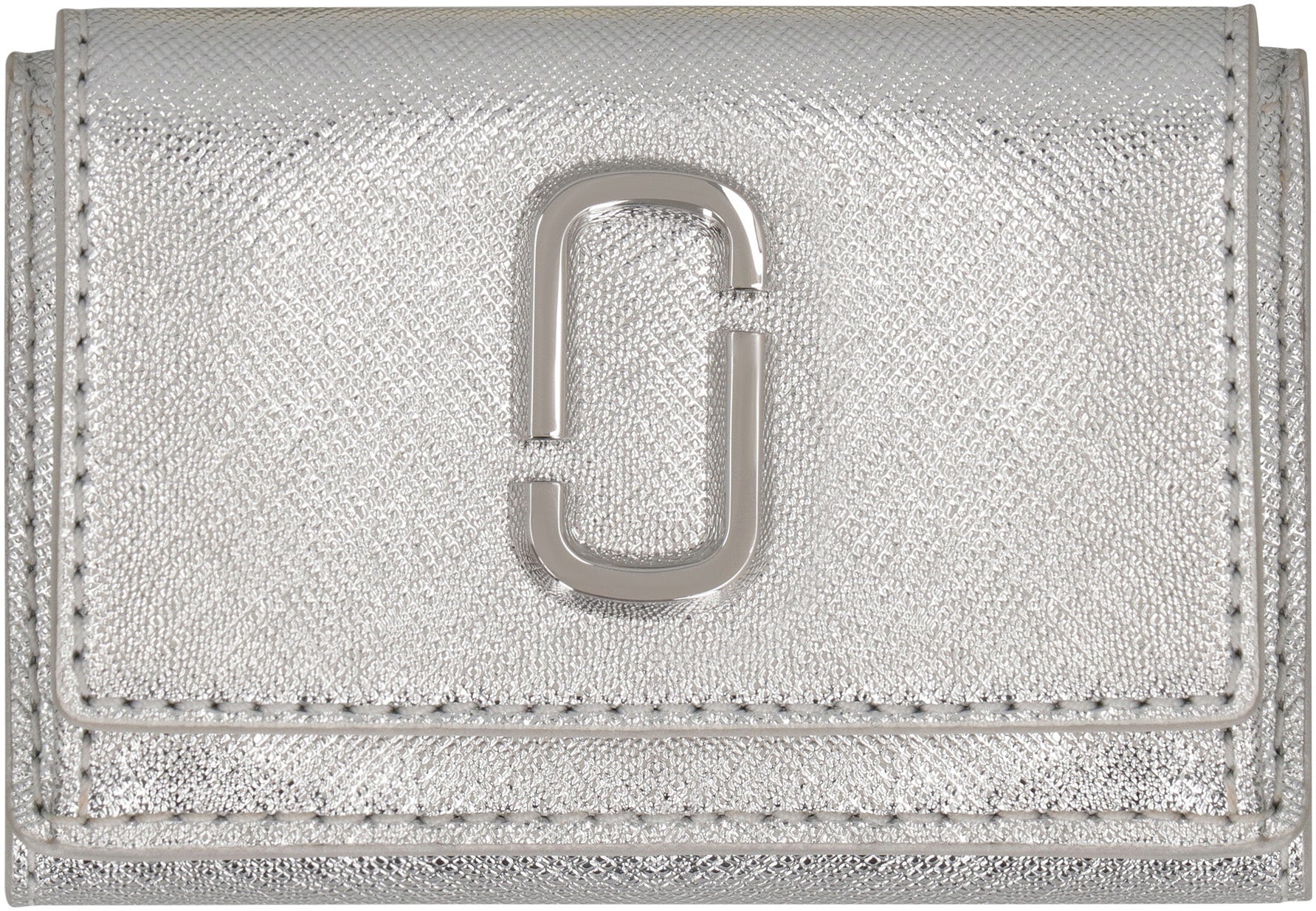 MARC JACOBS Mini Snapshot Leather Wallet with Snap Closure