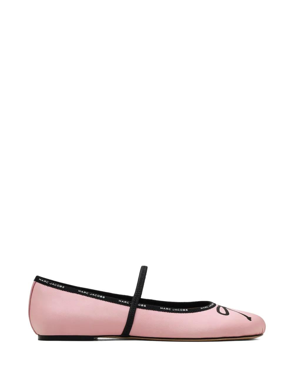 MARC JACOBS Ballet Flats with Bow Detail