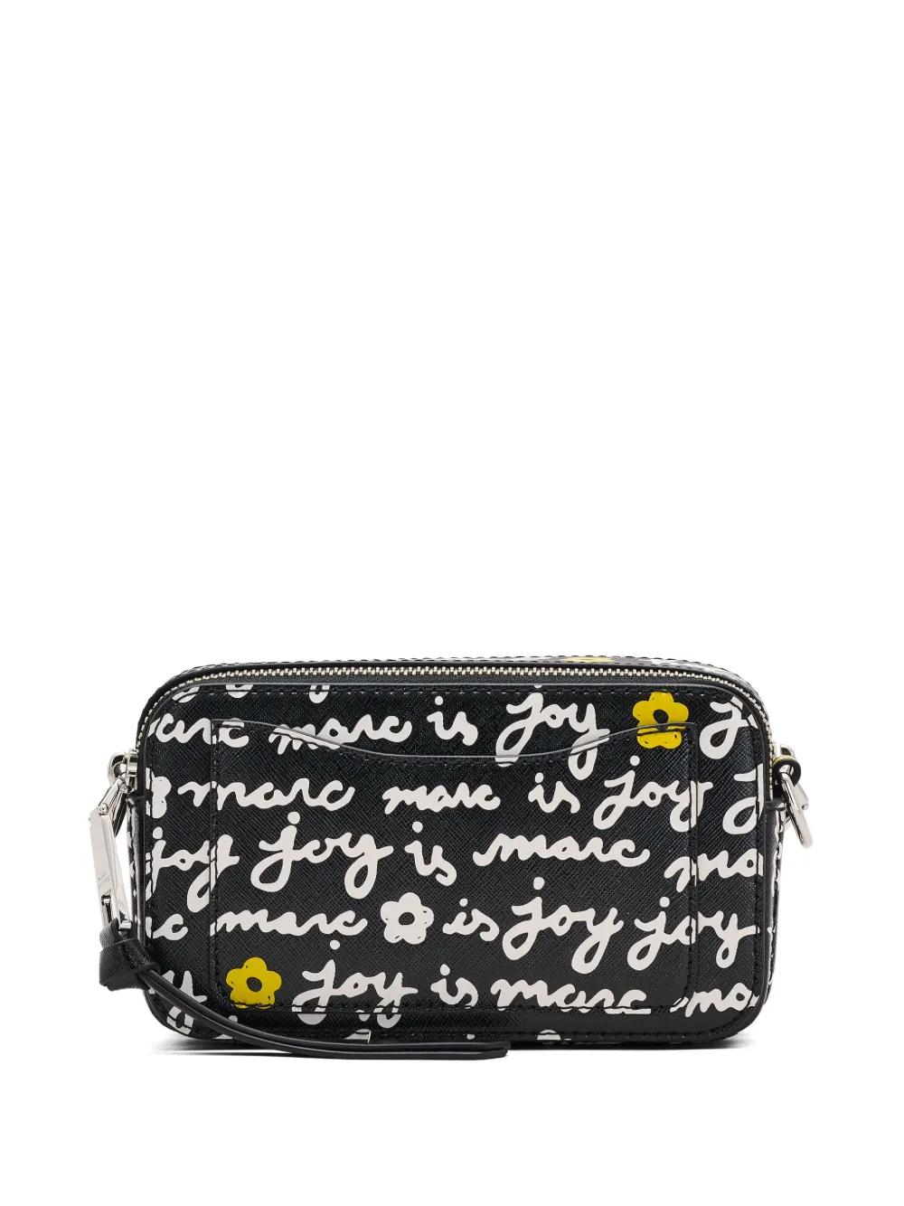 MARC JACOBS Mini Snapshot Handbag with Floral Motifs
