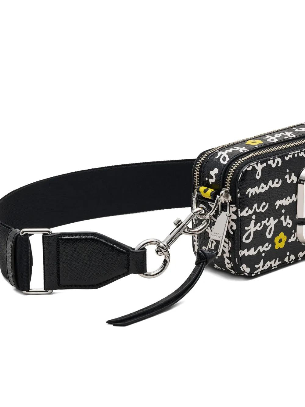MARC JACOBS Mini Snapshot Handbag with Floral Motifs