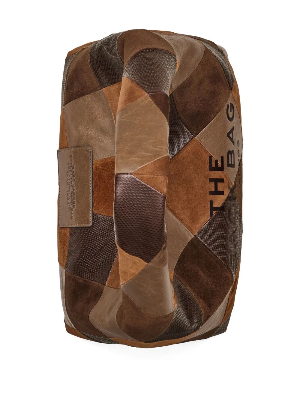 MARC JACOBS Suede Patchwork Sack Handbag (38 x 23 x 21 CM)