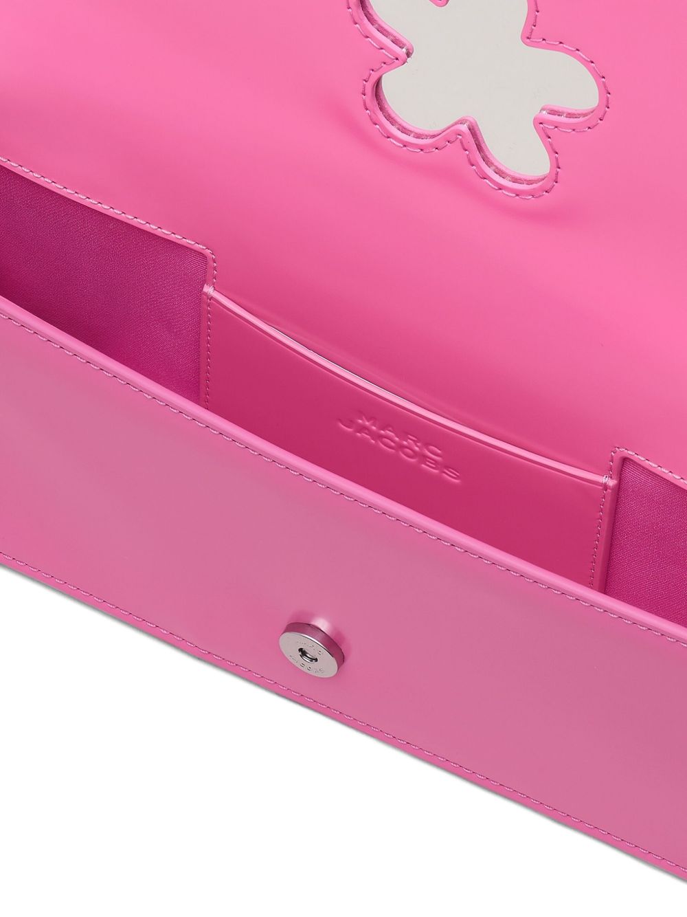 MARC JACOBS Mini Shoulder Leather Handbag with Flower Cutout Detail