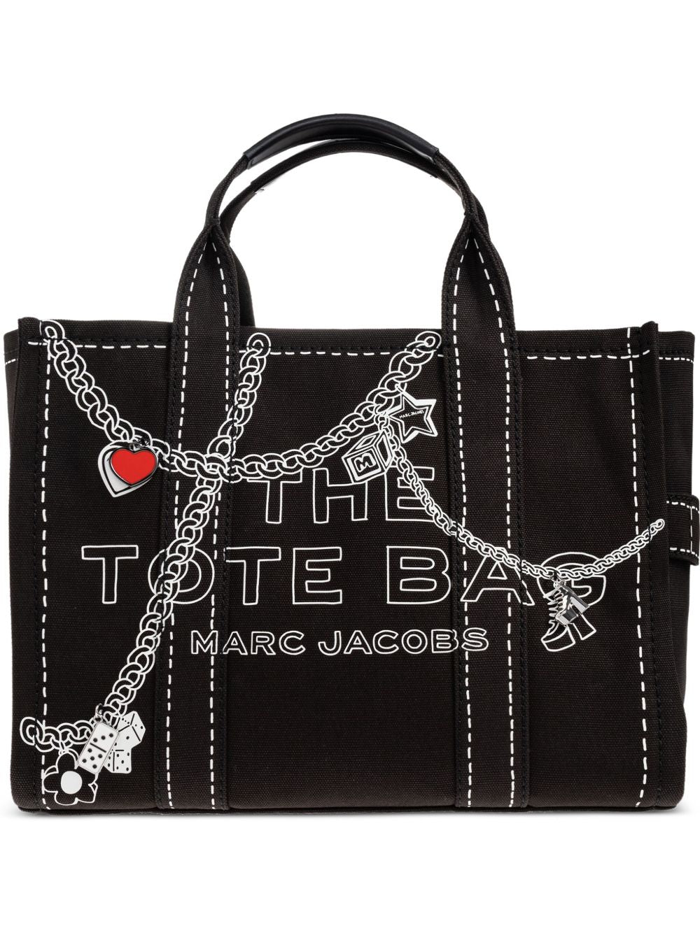 MARC JACOBS Trompe L’Oeil Charm Medium Tote Handbag