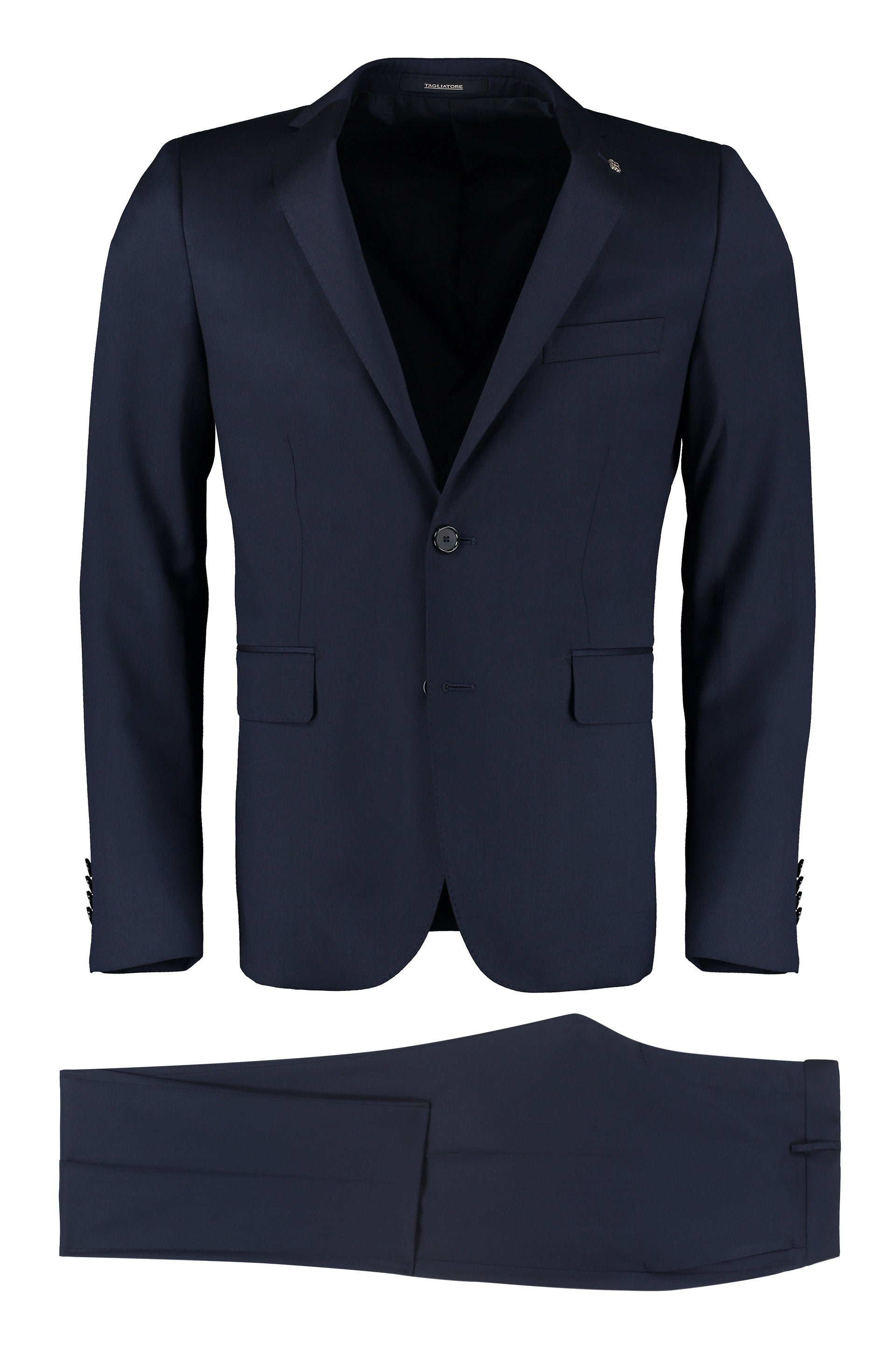 TAGLIATORE Virgin Wool Two-Piece Suit - Perfectly Tailored for Men