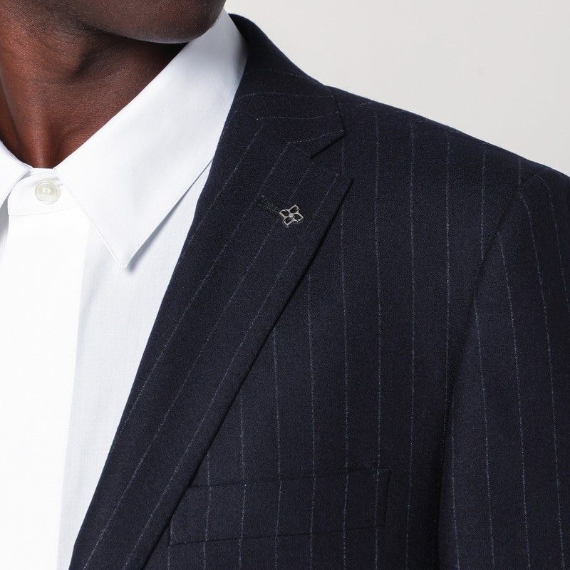 TAGLIATORE Men's Pinstriped Single-Breasted Wool Suit