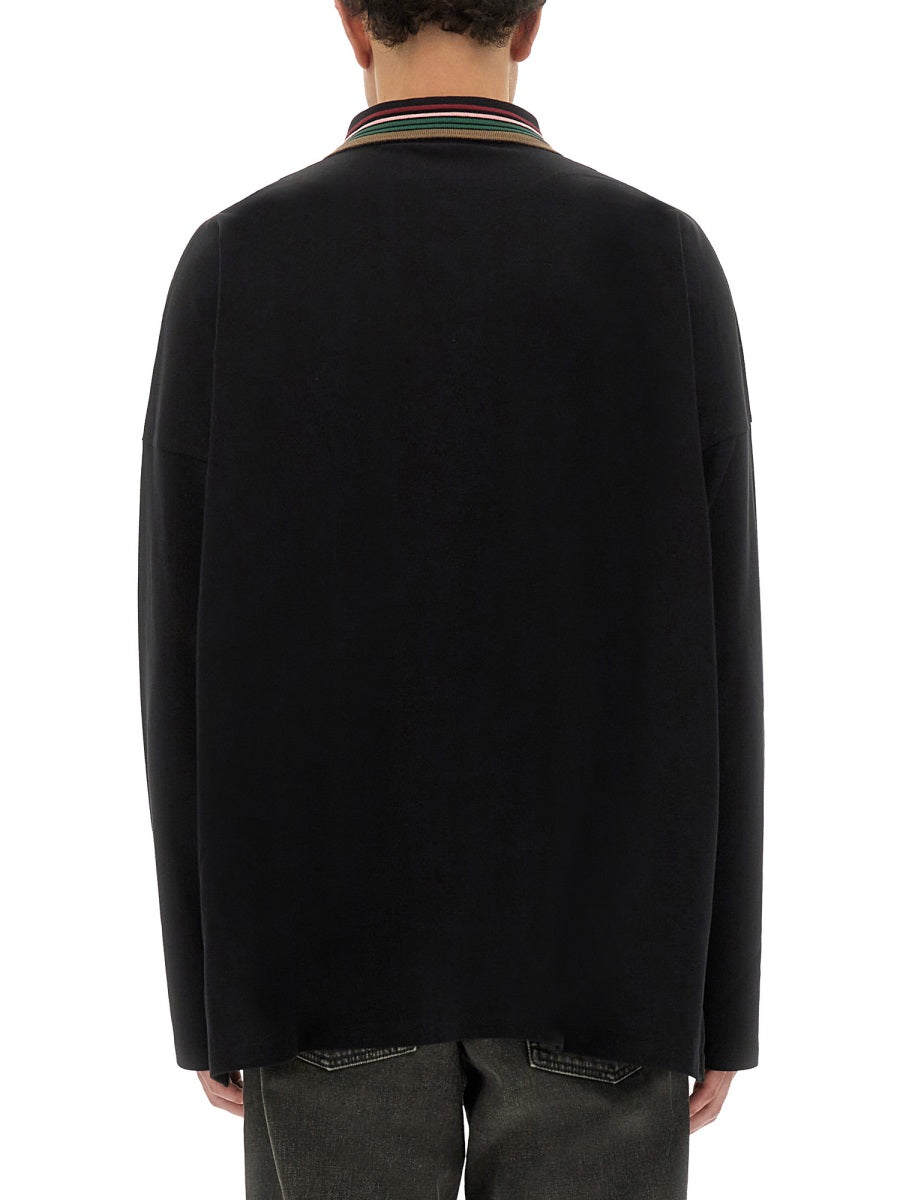 VIVIENNE WESTWOOD Long-Sleeved Polo Shirt for Men - Size L