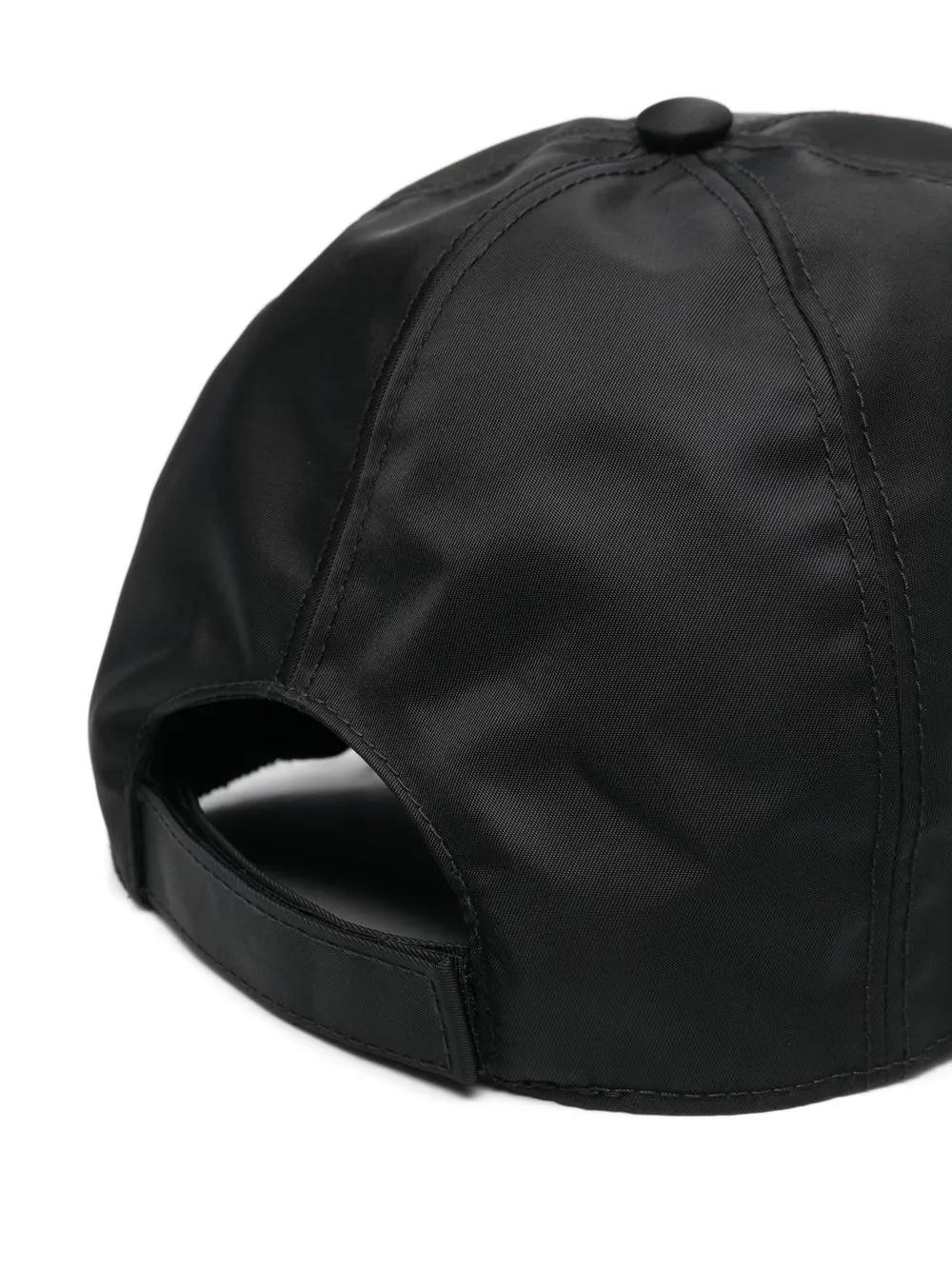 PRADA Nylon Baseball Cap with Classic Visor for Men