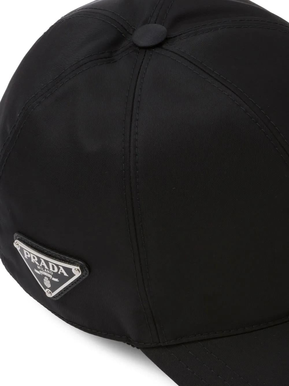 PRADA Nylon Baseball Cap with Classic Visor for Men