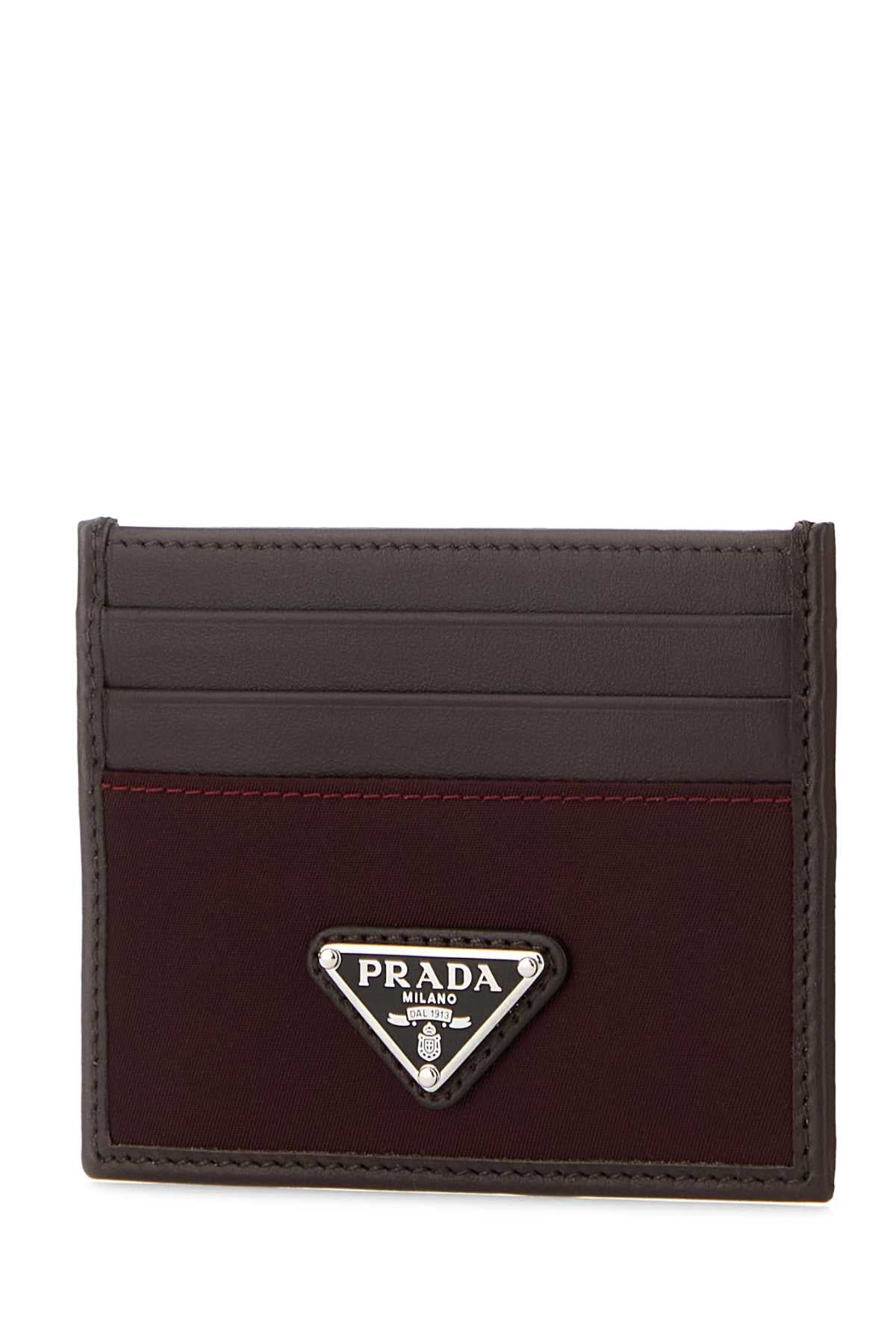 PRADA Mini Leather Card Holder