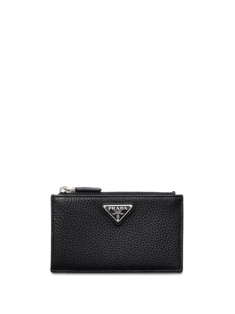 PRADA Mini Leather Card Holder for Men