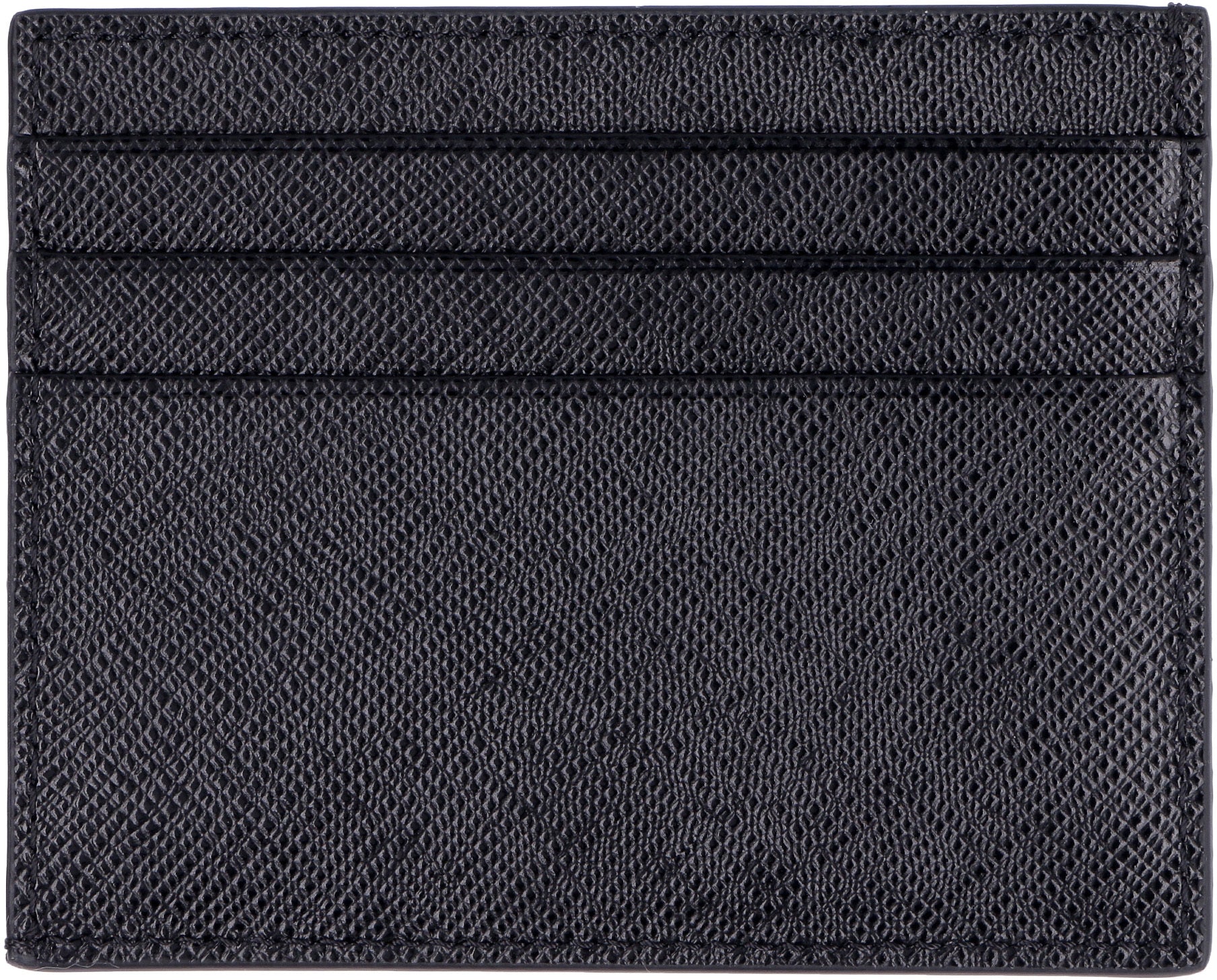 PRADA Mini Saffiano Leather Credit Card Holder