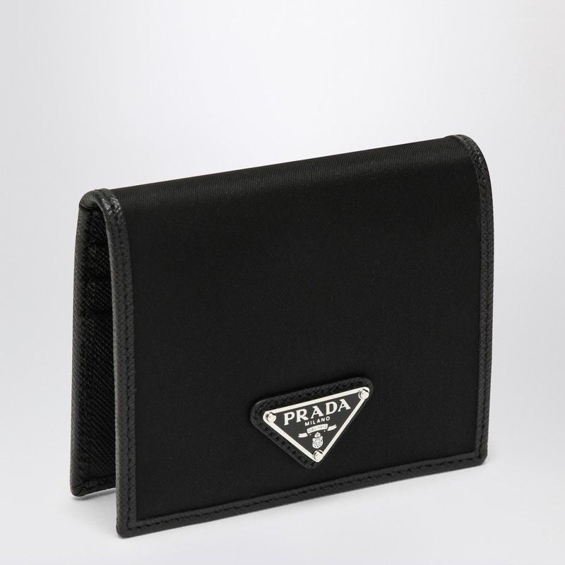PRADA Mini Wallet in Nylon and Saffiano Leather