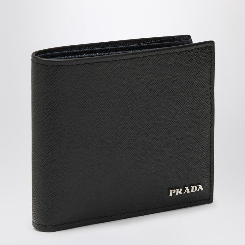 PRADA Saffiano Mini Wallet with Logo