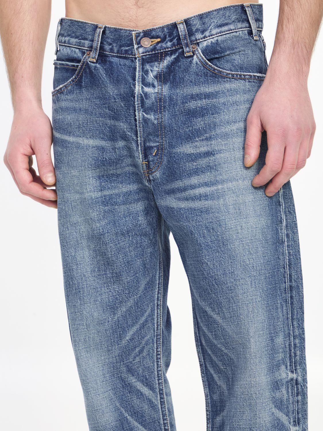 CELINE Straight-Leg Mid-Waist Jeans - US 32