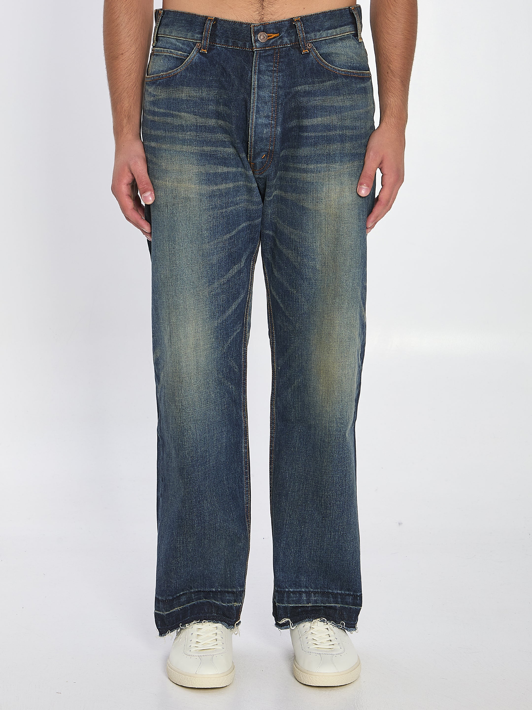 CELINE Relaxed Fit Low-Rise Jeans - Size 32