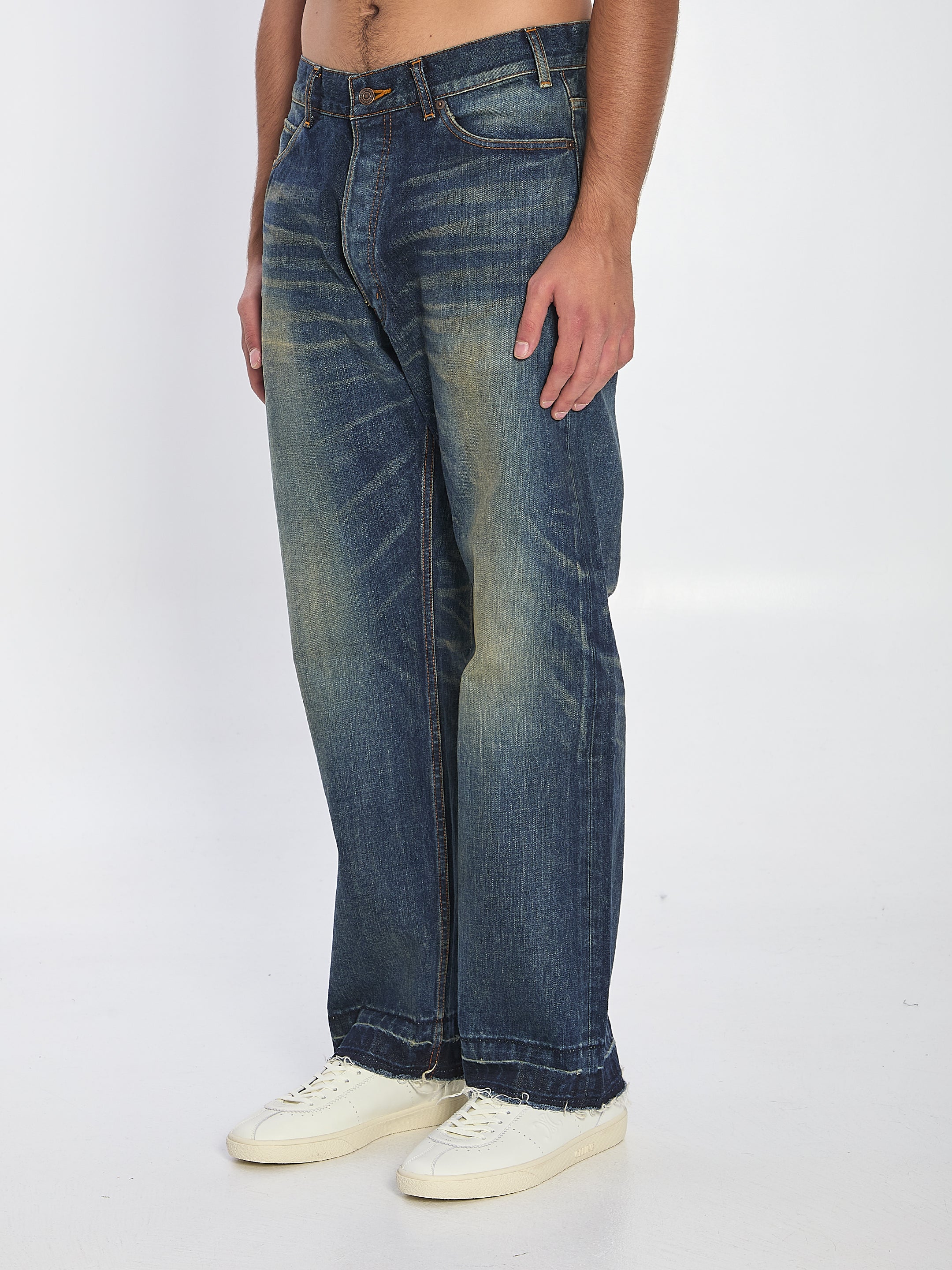 CELINE Relaxed Fit Low-Rise Jeans - Size 32