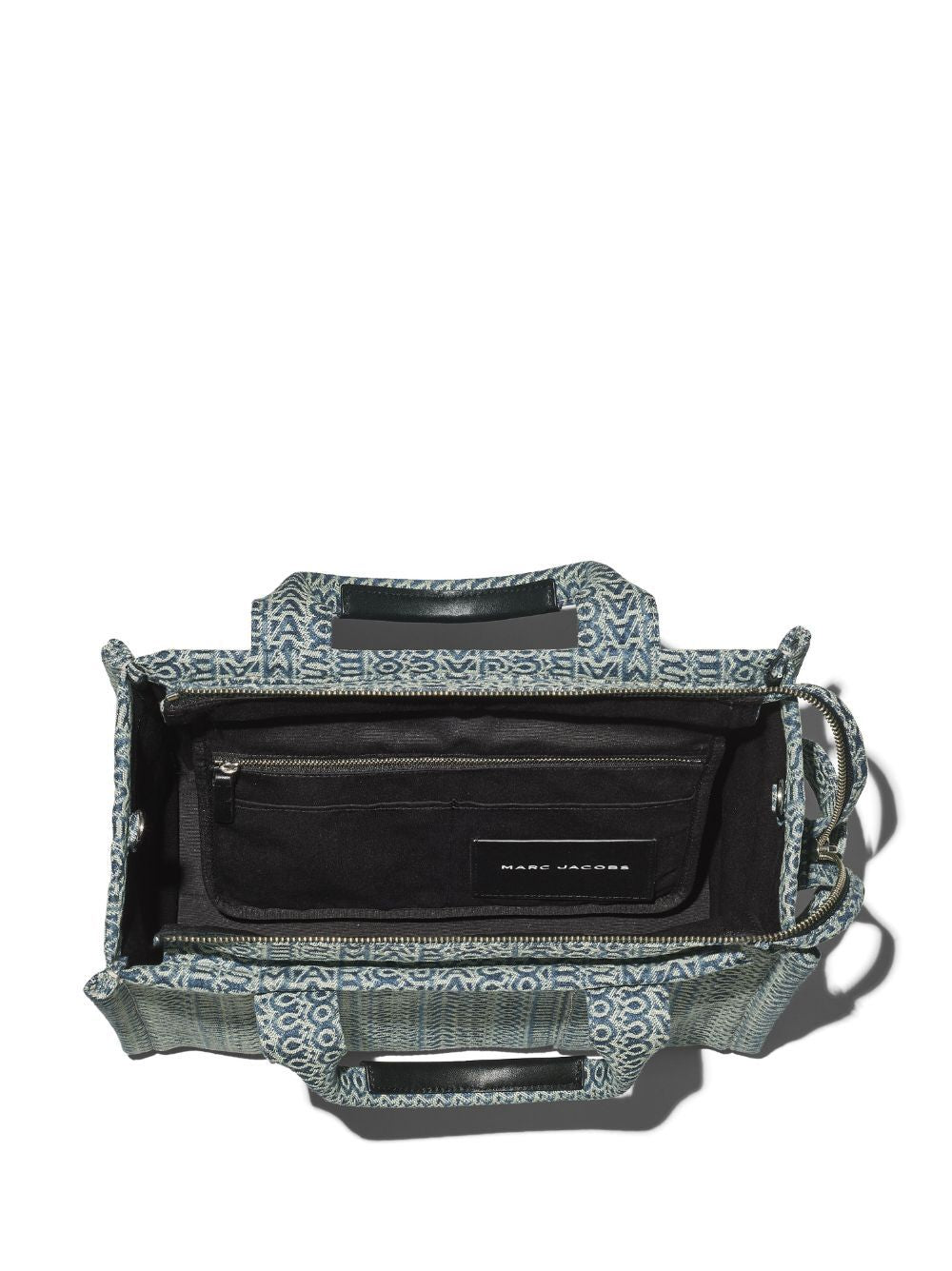 MARC JACOBS The Monogram Washed Denim Medium Tote Handbag