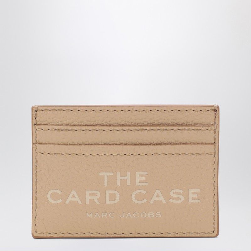 MARC JACOBS Luxury Full-Grain Leather Cardholder with Four Slots