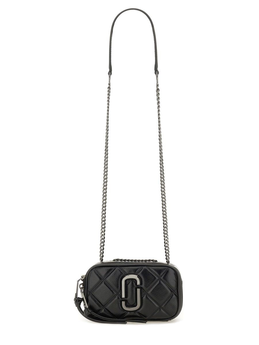 MARC JACOBS Quilted Leather Chain Snapshot Mini Handbag