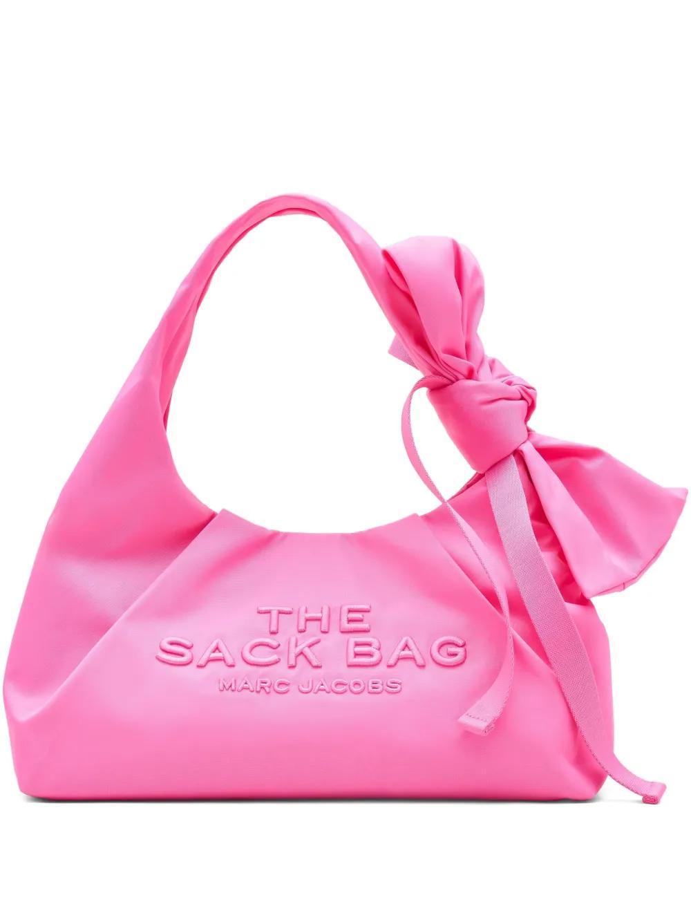 MARC JACOBS The Bow Nylon Large Sack Handbag