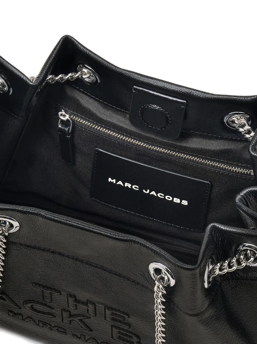 MARC JACOBS The Chain Sack Leather Shoulder Handbag