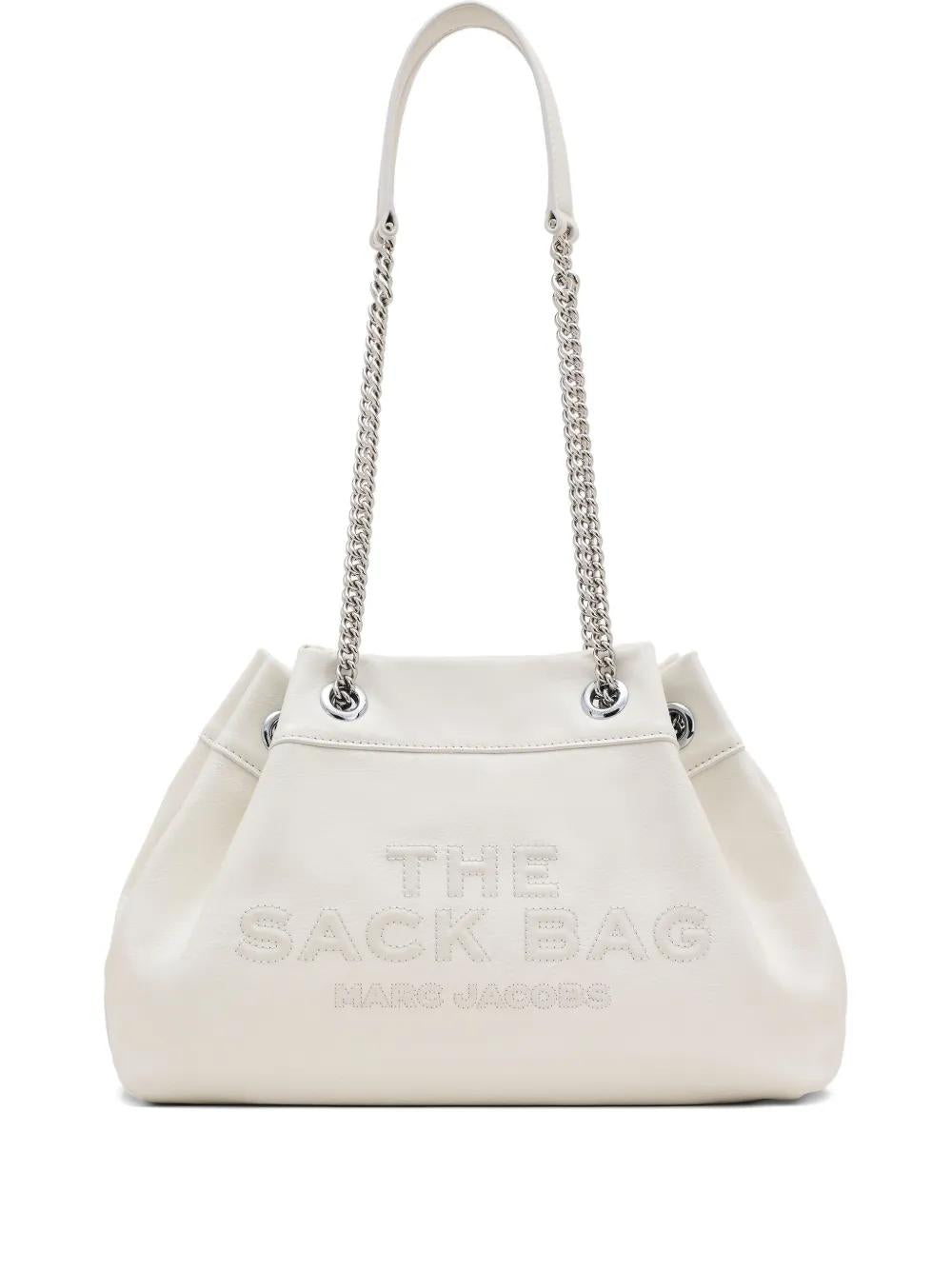 MARC JACOBS The Chain Sack Leather Shoulder Handbag