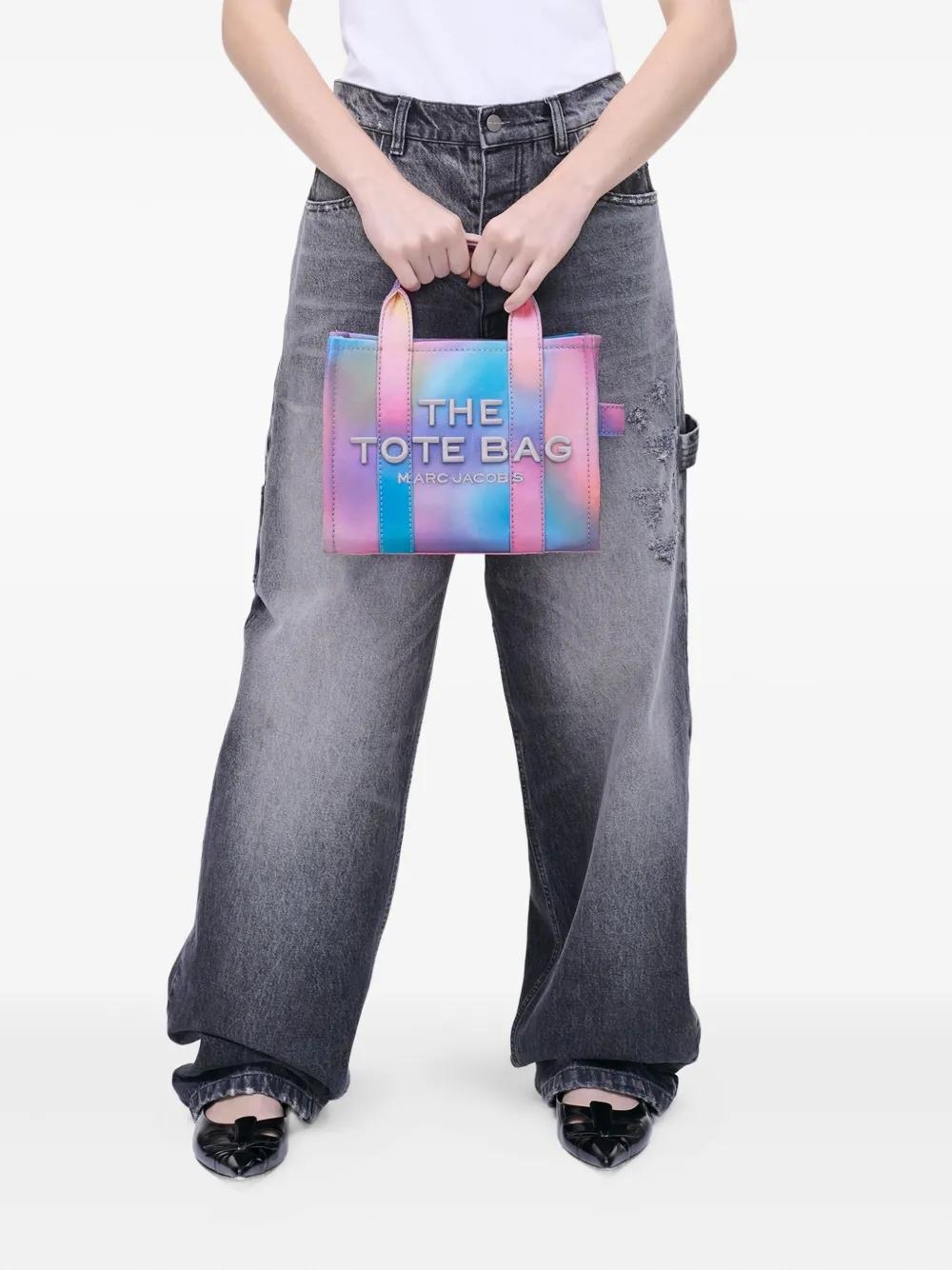 MARC JACOBS Mini Rainbow Canvas Tote Handbag