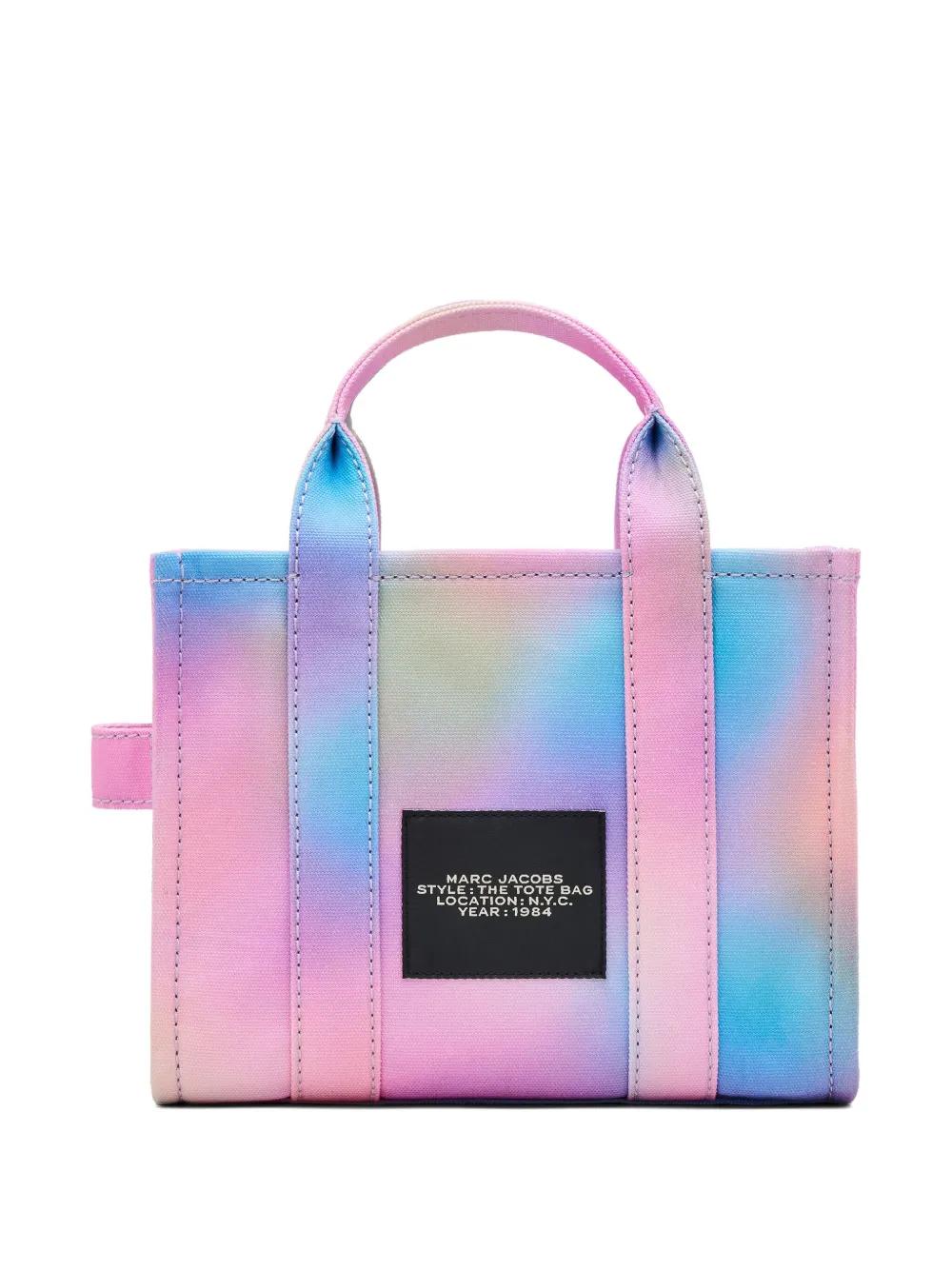 MARC JACOBS Mini Rainbow Canvas Tote Handbag