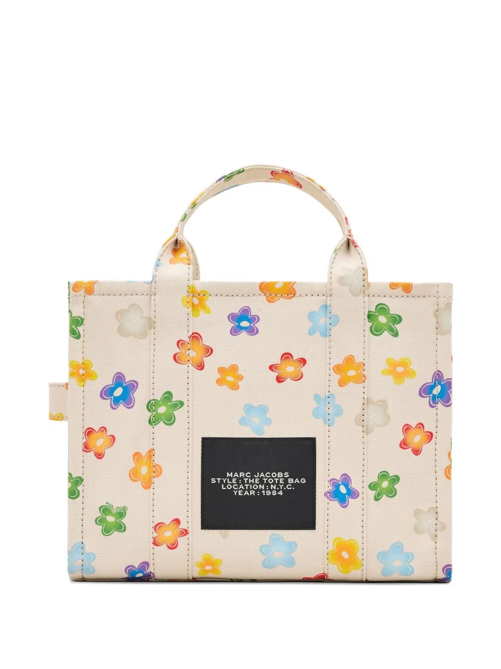 MARC JACOBS The Medium Daisy Canvas Tote Handbag