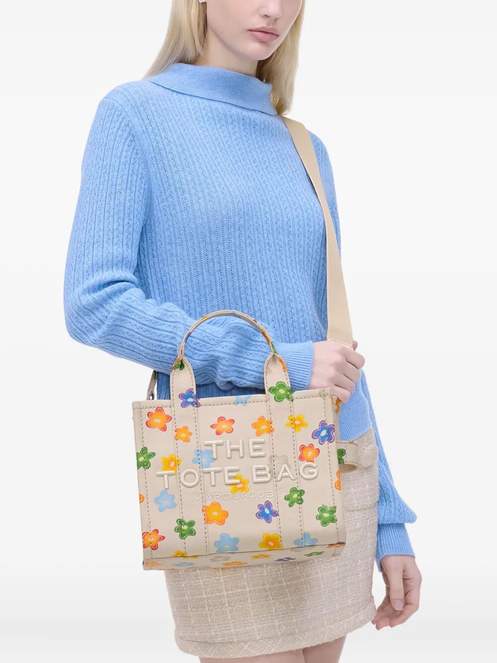 MARC JACOBS Mini Wild Daisy Small Tote Handbag