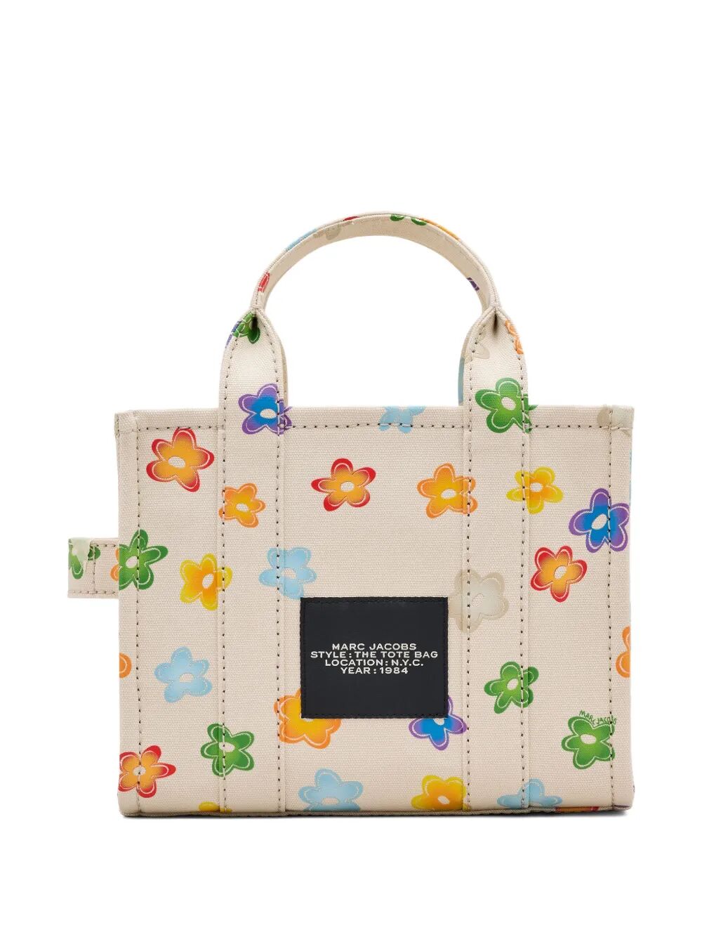 MARC JACOBS The Small Tote Handbag - Wild Daisy Canvas