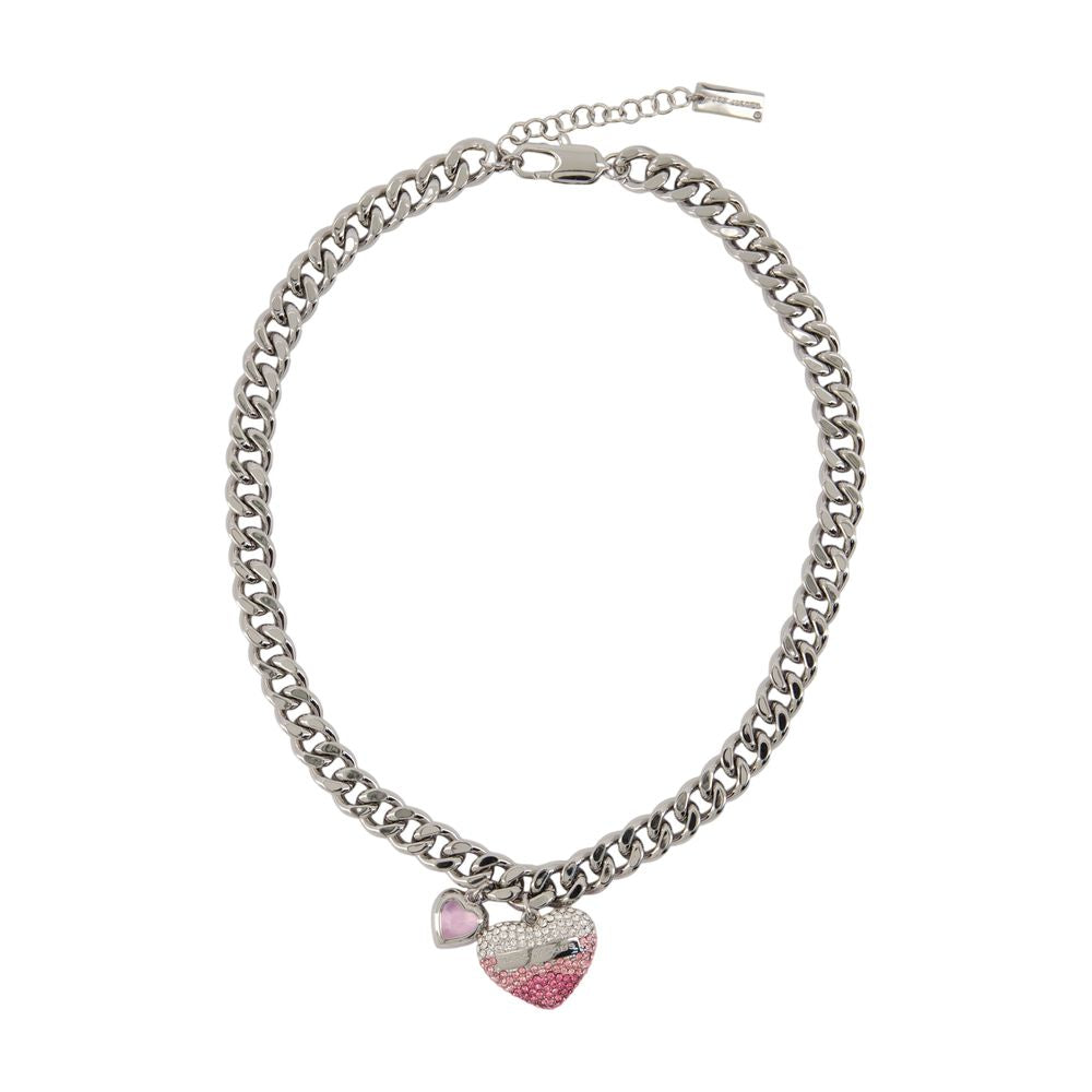 MARC JACOBS Heart Balloon Pave Mini Necklace
