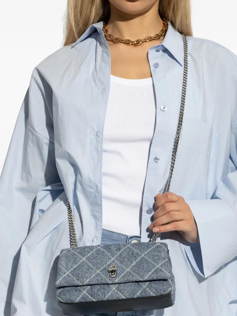 MARC JACOBS Mini Quilted Dual Chain Crossbody Handbag